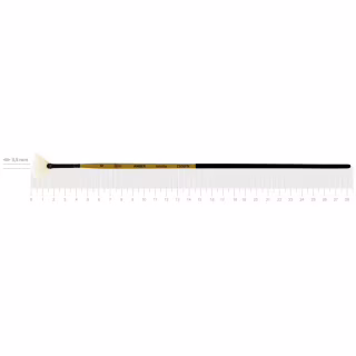 Кисточка для рисования Rosa Щетина веерная, AMBER 2306FN, №0 (4823098533610)