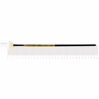 Пензлик для малювання Rosa Щетина віялова, AMBER 2306FN, №4 (4823098533597)