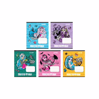 Тетрадь Kite Monster High, 12 листов, клетка (MH25-232)