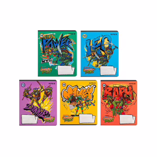 Тетрадь Kite Ninja Turtles, 18 листов, клетка (NT24-236)