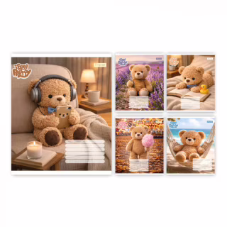 Тетрадь 1 вересня Bear stories А5 24 листов клетка (768974)