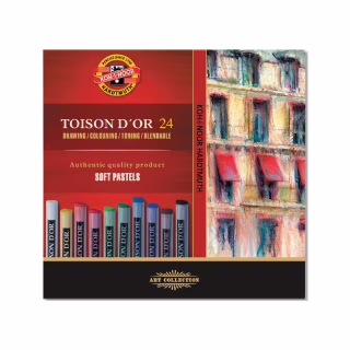 Пастель Koh-i-Noor Toison D'or сухая мягкая 24 цвета (8514)