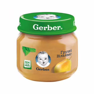 Детское пюре Gerber груши Вильямс 80 г (7613033513237)