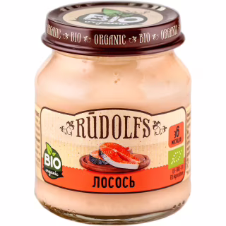 Детское пюре Rudolfs Лосось 115 г (4751017941584)