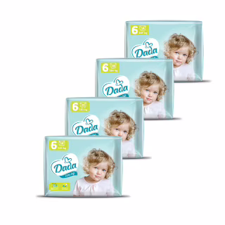 Подгузники Dada Extra Soft Extra Размер 6 Large (16+ кг) 4 упаковки по 38 шт (152 шт) (4820174989576)