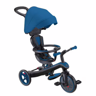 Детский велосипед Globber Explorer Trike 4 в 1, синий (634-100)
