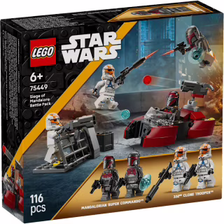 Конструктор LEGO Star Wars Бойовий комплект «Облога Мандалора» (75449)