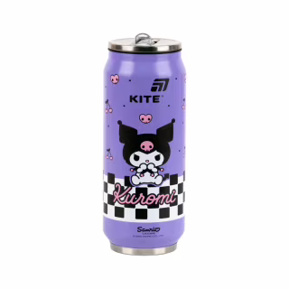 Поильник-непроливайка Kite Kuromi термочашка з трубочкою, 500 мл (HK25-1264)