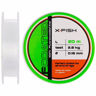 Флюорокарбон X-Fish FCoated 20m 0.16mm 2.8kg (1917.01.41)