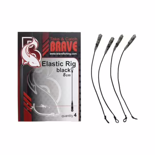 Амортизуюча гума Brave Elastic Rig 8cm Black (4шт/уп) (773.00.06)