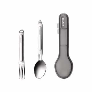 Набір туристичного посуду NexTool Portable Stainless Steel Tableware, нержавіюча сталь (NE20133)