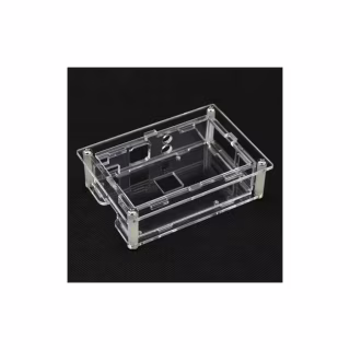 Корпус для Мікро ПК Raspberry Pi для PI4 прозорий (Acrylic, for 3.5 inch LCD) (RA575)