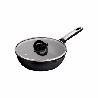 Сковорода Tefal Excellence Fusion з кришкою 24см чорний (G3388402)