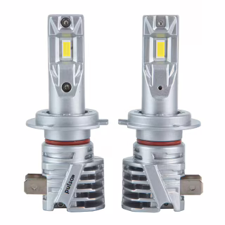 Автолампа PULSO LED-chips 7535/9-18v/2x28w/6000Lm/6500K (M6-H7)