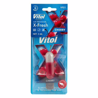 Ароматизатор для автомобіля Vitol X-Fresh Cherry (VF01)
