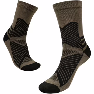 Носки Tribe Trekking Summer Long T-KB-0016-olive, 41-43 (T-KB-0016-olive-41-43)