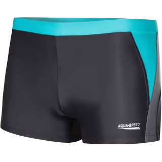 Плавки Aqua Speed Dario 346-32 темно-сірий, бірюзовий XXL (5908217662460)
