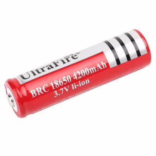 Аккумулятор UltraFire BRC 18650 Li-ion 6800mAh 3.7V 24г (реальная ёмкость меньше)