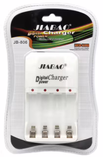 Зарядное устройство для аккумуляторов ART JB-806, 4 × AA/AAA (R3/R6), 1.2V