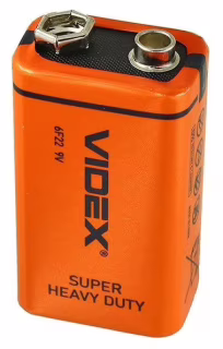 Батарейка Videx Крона 6F22 9V солевая