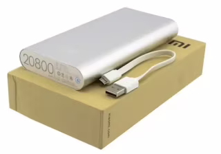 Повербанк Xiaomi 20800 mAh (реальная ёмкость 9600 mAh)