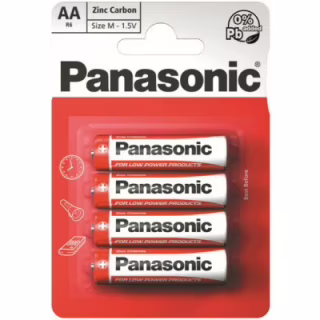 Батарейка Panasonic R6 (AA) солевая
