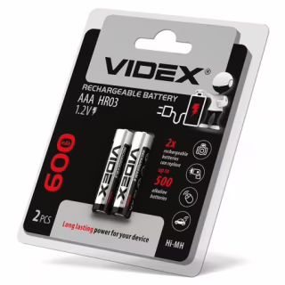 Аккумулятор Videx AAA (HR03) Ni-MH 600mAh 1.2V