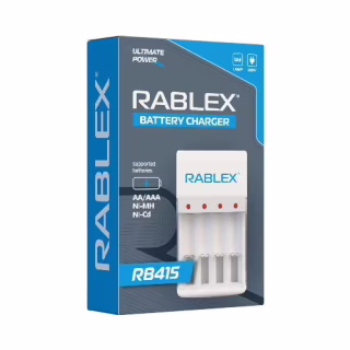 Зарядное устройство Rablex RB415, 4 × AA/AAA (R3/R6), 1.2V