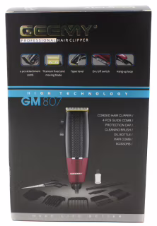 Профессиональная машинка для стрижки волос Geemy GM-807, 9 Вт