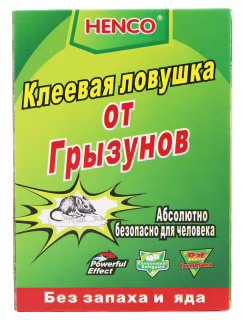 Клеевая ловушка от грызунов Зеленая Жинзнь, HENCO (24*17)