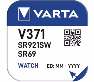 Батарейка Varta V371 (SR920SW, D371, SR69, RW315) 1.55V