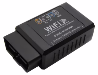 Автомобильный диагностический сканер OBD2 Wi-Fi, чёрный (2714)