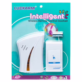 Безпровідний дзвінок Intelligent 8610B (38 мелодій гучного звуку) в розетку