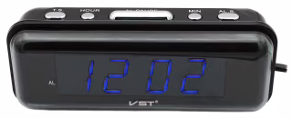 Электронные часы VST-738, 220V, синяя подсветка