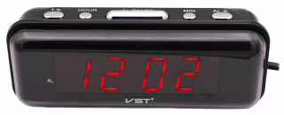Електронні годинники VST-738 червоні, 220V