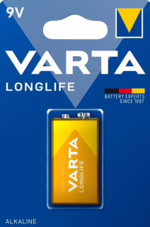 Батарейка Varta Longlife Крона 6F22 9V Alkaline