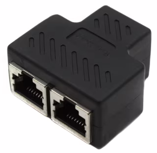 Двійник Розгалужувач RJ45 LAN "коробочка"
