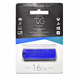 USB флеш накопичувач T&G 16GB/ TG011-16GBBL (Гарантія 3 роки)