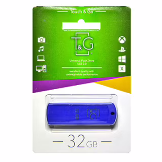 USB флеш накопичувач T&G 32GB/ TG011-32GBBL (Гарантія 3 роки)