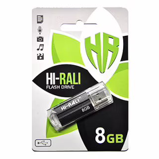 USB флеш накопичувач Hi-Rali 8GB/ HI-8GBVC (Гарантія 3 роки)