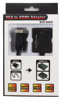 Адаптер VGA - HDMI с AUX (1980)
