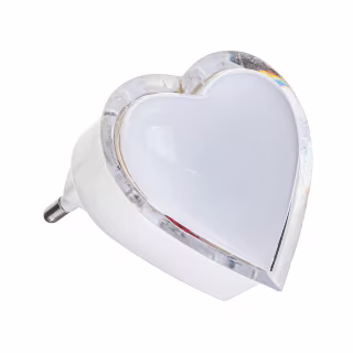 LED-ночник в розетку с датчиком освещения «Сердечко Мини»
