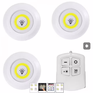Ліхтар для кемпінгу BL-1012, LED, пульт, три лампи, два режими яскравості, 7477, 4926