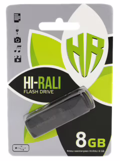 USB флеш накопичувач Hi-Rali 8GB/ HI-8GBTAG (Гарантія 3 роки)