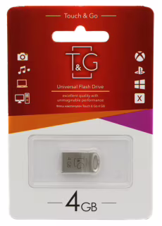 USB флеш накопичувач T&G 4GB/ TG105-4G (Гарантія 3 роки)