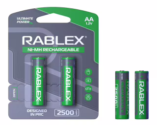 Акумулятор Rablex HR6/AA Ni-MH 2500mAh 1.2V 1 шт.