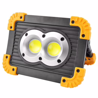 Прожектор світлодіодний акумуляторний L802-20W-2COB+1W, ЗУ micro USB, 2x18650/3xAA, Power Bank