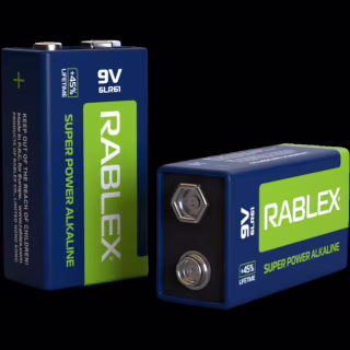 Батарейка Rablex Крона 6F22 9V Super Power Alkaline