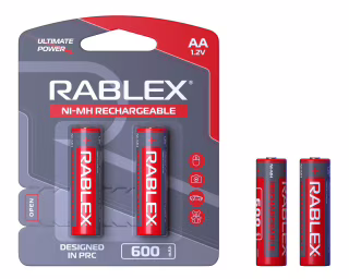 Аккумулятор Rablex HR6/AA Ni-MH 600mAh 1.2V 1 шт.