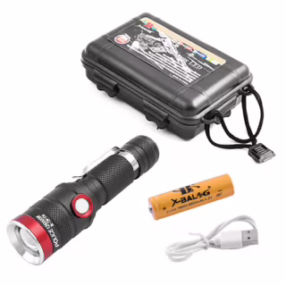Ручний ліхтар Police BL-739, 18650, регулятор яскравості, T6, Zoom, ЗУ microUSB